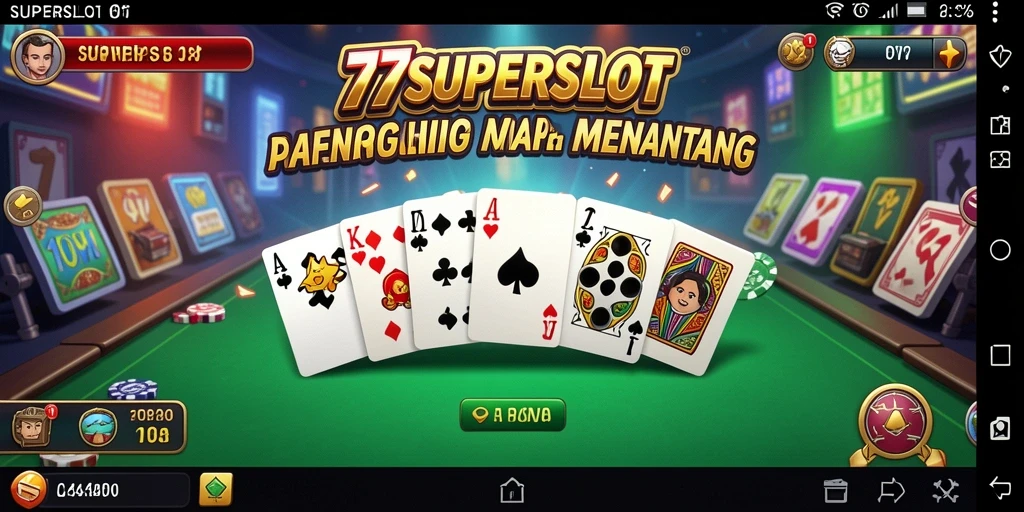 Tampilan menarik dari permainan Domino 77SUPERSLOT yang menghibur.