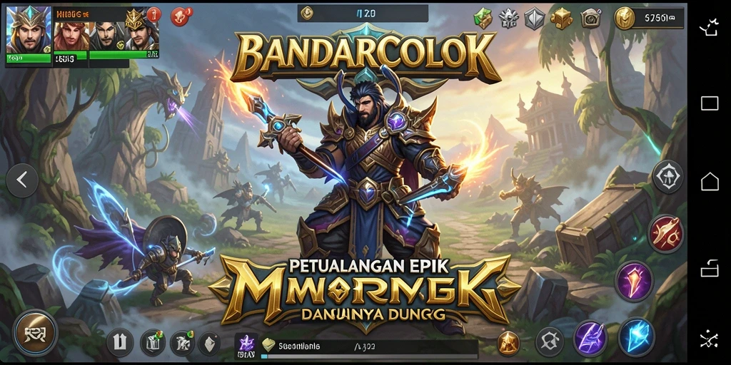 Screenshot yang menampilkan aksi seru dalam gameplay BANDARCOLOK.
