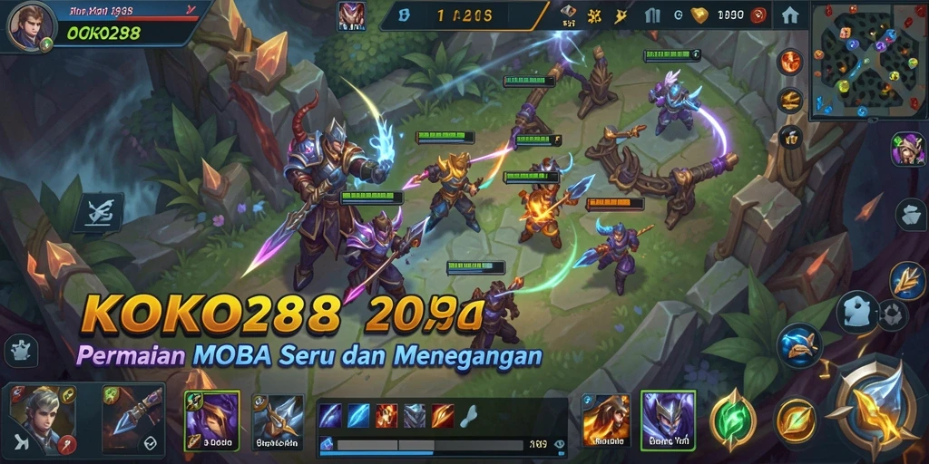 Screenshot gameplay KOKO288 menampilkan aksi seru dan karakter menarik.