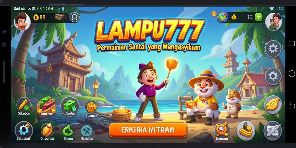 Menampilkan gameplay seru dan grafik cerah LAMPU777.