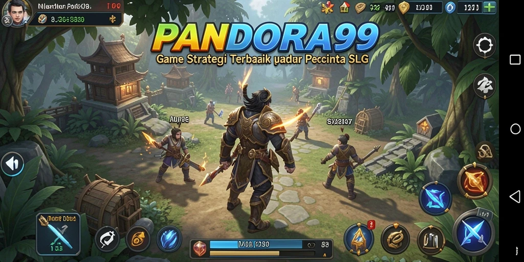 Screenshot <strong>PANDORA99</strong> menampilkan aksi seru dalam gameplay SLG.