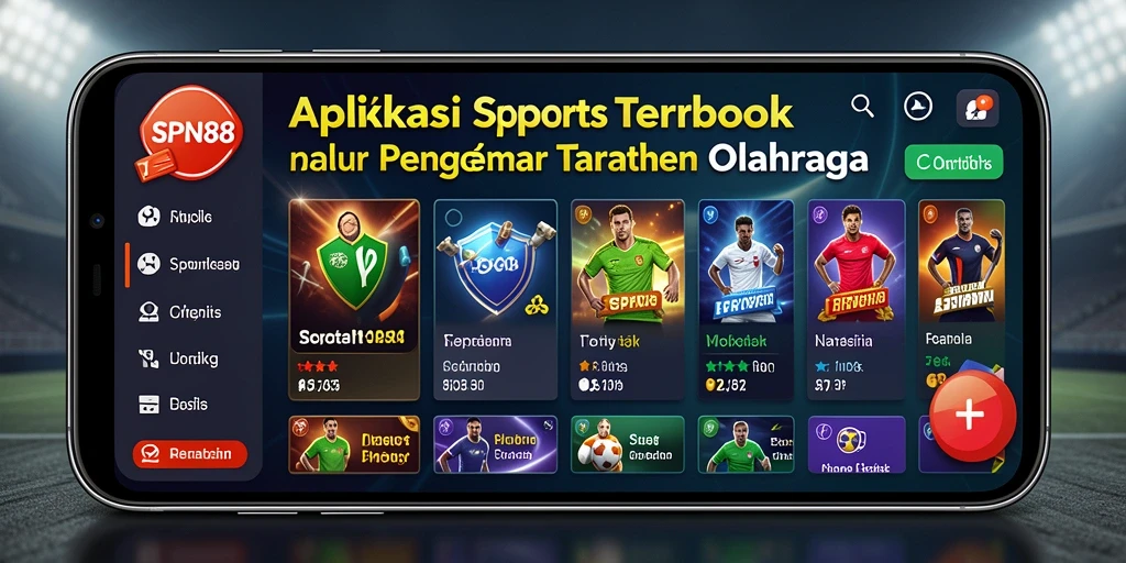 Tampilan menarik dari gameplay taruhan olahraga di SPN88.