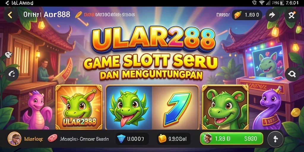 Menampilkan gameplay ULAR288 dengan slot yang beraneka ragam dan efek visual menawan.